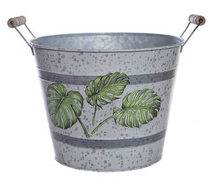 Support de jardinière en métal de luxe imprimé à la main naturel nouvelle maison balcon décor de jardin avec bougeoirs de festival lanternes et bocaux - Product Image 1