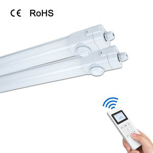 مصباح LED مقاوم للماء <span class=keywords><strong>IP65</strong></span> مع مستشعر حركة PIR، 30 واط، 2 قدم و4 قدم، قابل للربط، إضاءة عالية لمواقف السيارات والممرات - Product Image 1