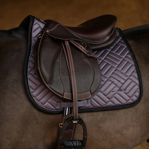 Meilleur design matériau respirant design confortable parfait pour équestre vente en gros tapis de selle de cheval anglais doublure douce - Product Image 5