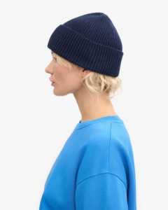 Venta al por mayor Unisex cálido sólido invierno gorros de punto personalizado frío pulóver gorras diferentes colores 100% acrílico transpirable impermeable - Product Image 2