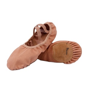 Zapatillas de Ballet de Lona Transpirable Personalizadas, Suela Dividida Suave, Ligeras, para Mujeres, Niñas y Niños, para Práctica y Actuación - Product Image 5