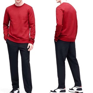Survêtement d'hiver pour homme, vêtements de sport décontractés écologiques, sur mesure, jogging, sweat-shirt, logo personnalisé, 100% coton, motif uni - Product Image 6