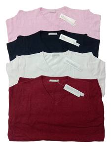 Nouveauté Pull d'hiver pour femme de haute qualité de marques de renom Col en V Manches longues Léger Casual Tricoté Anti-rétrécissement - Product Image 4