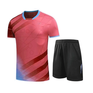 Venta al por mayor personalizado llegada uniforme de tenis Top moda desgaste transpirable tenis uniforme Jersey alta calidad bádminton tenis uniforme - Product Image 1
