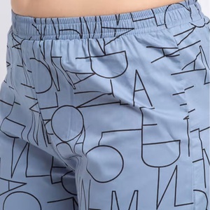 Stylish Comfortable 100% Cotton Summer Pajama <b>Set</b> for Women Short Sleeve Crop Top Printed Shorts Graphic Print - Product Image 5