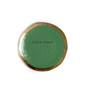 Trendy Pattern Arrival Brass Antique Finished Vintage Designer Round Shape High Standard Quality Metal Round Shape Serving <b>Tray</b> - Product Image 4