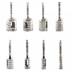 Kit chirurgical d'implant dentaire manuel OEM personnalisé avec forets trephines et instruments réutilisables pour usage professionnel - Product Image 5