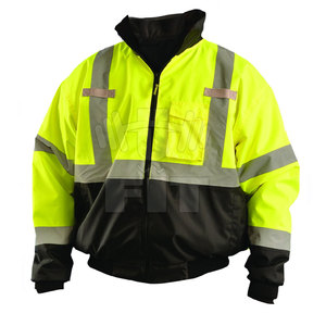 Vestes de travail d'hiver imperméables réfléchissantes haute visibilité personnalisables pour hommes Équipement de sécurité extérieur haute visibilité avec logo personnalisé - Product Image 1
