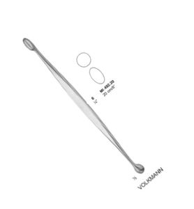 Volkmann-Curette orthopédique 21cm certifiée CE en acier inoxydable, instruments chirurgicaux manuels avec manche creux - Product Image 4