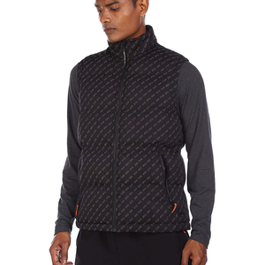 Chaqueta sin mangas acolchada con cremallera para hombre, chaleco de invierno a la moda, personalizado, resistente al agua - Product Image 5