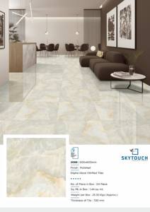 Azulejos de porcelana modernos para interiores y exteriores de 600x600, antideslizantes, brillantes para pisos de Villa, sala de estar y baño, función de ladrillo refractario - Product Image 5