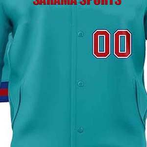 Chaqueta Varsity Personalizada para Hombre con Cuello Alto, Mangas de Lana, Bordado, Corte Holgado Informal, Lista para el Invierno - Product Image 3