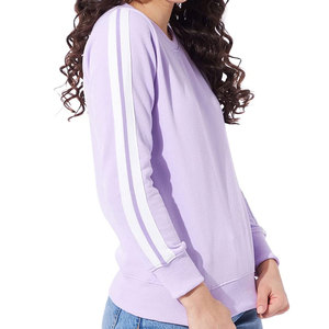 Sweat-shirt d'hiver à panneau personnalisé pour femmes dans un style décontracté avec logo sur le devant Nouveau design Sweatshirts imprimés par transfert de chaleur à vendre - Product Image 2