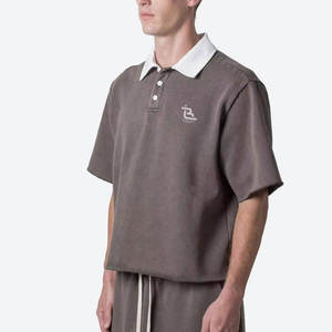 Camiseta Polo Holgada con Mangas Anchas y Sensación Cómoda, Camiseta Polo Holgada de Moda - Product Image 4