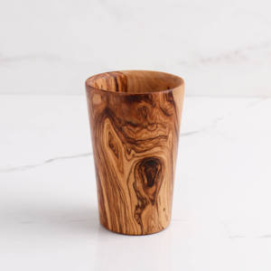 Taza de Madera de Olivo Ecológica ArtisRaw, Vajilla Mediterránea Hecha a Mano para Café y Té, Venta al por Mayor - Product Image 1