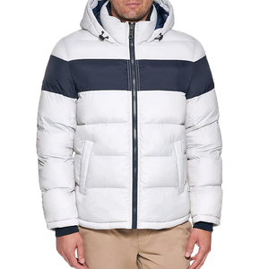 Blouson d'hiver personnalisé avec logo, bomber, grande taille, rembourrage, 5XL, veste chaude, veste d'hiver pour homme, couleur unie, veste pour homme, manteau - Product Image 1