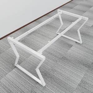 MConcept Assembly System 160x80 Minimalist Meeting <b>Table</b> Legs for Conference Room Hotel <b>Office</b> Dining Made Wood Iron-HCMC018 - Product Image 1