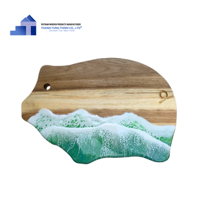Plateau en résine époxy durable de haute qualité pour produits uniques ustensiles de cuisine du fabricant vietnamien pour les grossistes - Product Image 2