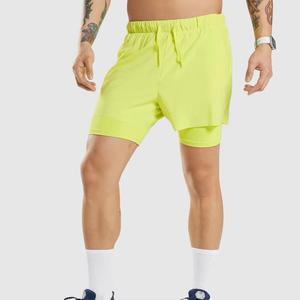 Short de course d'été de style High Street pour hommes Short de sport à séchage rapide avec logo personnalisé et poches à motif solide - Product Image 6