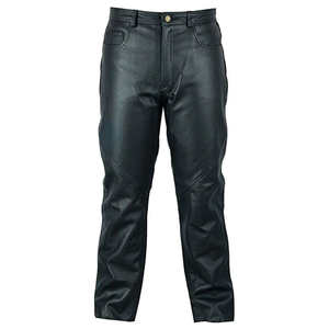 2025 fabriqué dans des pantalons en cuir de meilleure qualité pour hommes fabriqués en usine Offres Spéciales des pantalons en cuir pour hommes au tarif de gros pour OEM décontracté - Product Image 1