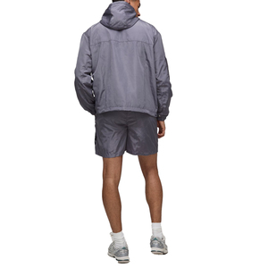 Petite veste à capuche personnalisée en polyester/nylon brodée sur le devant Veste à la mode fabriquée en usine à prix de gros Vestes gris anthracite uni pour - Product Image 6