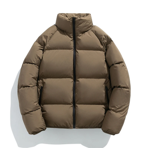 Veste matelassée au design unique pour hommes, vêtements d'hiver de haute qualité, veste légère et imperméable à capuche décontractée pour le travail de grande taille - Product Image 3