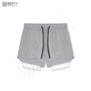 Trajes de Baño de Verano para Hombre, Shorts de Baño Ajustados de Secado Rápido con Forro de Compresión y Bolsillos con Cremallera - Product Image 5