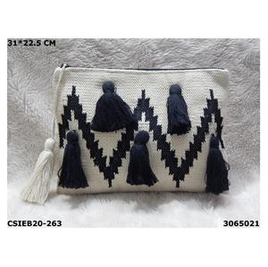 Bolsos de mensajero de hombro hechos a mano de diseñador de mujer india, bolsos de mano con cuentas, bolsos de fiesta de compras bohemios de noche de estilo bohemio, venta al por mayor - Product Image 3