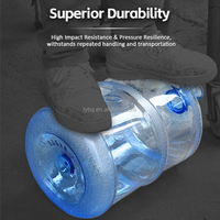 Vente en gros d'usine Seau en plastique de 5 gallons 18L 18L 9L Bouteille d'eau en plastique PC de qualité alimentaire