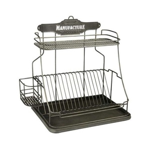 Metal Iron Handmade Kitchen <b>Utensils</b> Holder Kitchen Dish Cup Drying <b>Rack</b> Drainer Dryer Tray Cutlery Holder Organize - Product Image 6