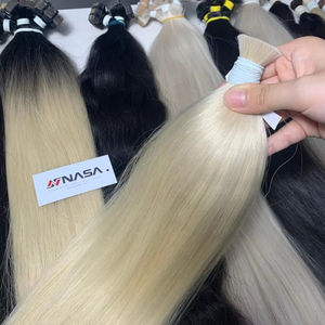 100% Luxe Blonde En Vrac Manufacture En Gros Prix Extensions De Cheveux Humain Raw Vietnamien 20 22 24 26 28 Pouces - Product Image 1