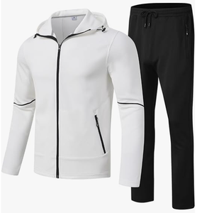 Survêtements décontractés Magic pour hommes, ensemble de 2 pièces respirant, séchage rapide, jogging écologique, vêtements de sport d'échauffement avec capuche - Product Image 2