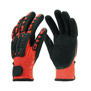 Custom Impact Kevlar & <b>Synthetic</b> <b>Leather</b> Anti-Slip 4mil Working Gloves for Personal Care Wholesale - Product Image 2