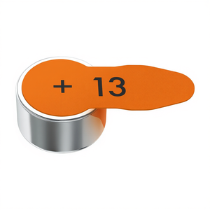 13 Audífonos de zinc-aire naranjas para el cuidado personal, 8 unidades, 24606 101 418, ventiladores portátiles y de uso continuo - Product Image 3