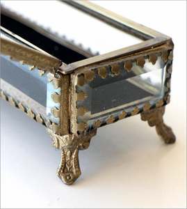 Gold <b>Glass</b> Brass <b>Box</b> - Product Image 5