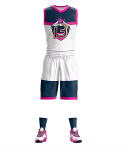 Uniformes de baloncesto BSCI de poliéster 100% de la mejor calidad hechos a medida con nuevo diseño de talla grande para deportes de verano al por mayor - Product Image 3