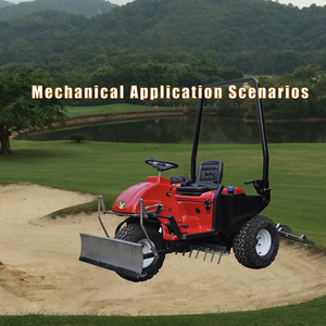 Rastrillo de Arena Industrial Totalmente Hidráulico de 18HP y 189cm para Cuidado de Bunkers de Campos de <span class=keywords><strong>Golf</strong></span> y Campos Deportivos, 480kg, <span class=keywords><strong>0</strong></span>-20km/h, <span class=keywords><strong>Precio</strong></span> de Depósito - Product Image 4