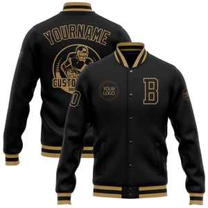 Chaqueta universitaria de lana personalizada, Mangas de cuero personalizadas, ropa de abrigo estilo Letterman de béisbol para equipos deportivos y producción OEM - Product Image 4