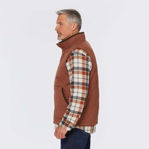 Chaleco DE TRABAJO acolchado Reversible de alta resistencia para hombre, estilo informal, construcción de invierno, uso Industrial, decoración de bolsillo de tela cálida - Product Image 3