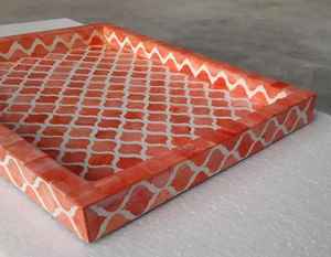 BoneMate BoneHaven BoneCrafters Plateau en résine LayBone BoneNest Collection de plateaux BoneServe - Product Image 1