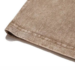 Nuevo diseño de camisetas de lavado ácido para hombres, su propio logotipo, camisetas de lavado ácido para hombres, ropa informal, lo último en personalización - Product Image 6