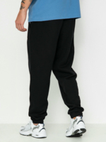 Pantalones Deportivos de Moda al por Mayor OEM, Diseño de Logotipo Personalizado, Cintura Elástica, Joggers para Hombre, Negros, Ligeros, 100% Algodón Lavado