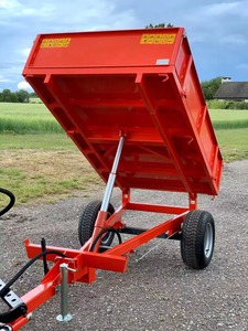 Remolque agrícola de calidad de 1 a 10 toneladas, remolque de granja volquete montado en Tractor con nuevos componentes de núcleo de engranaje de Motor usados incluidos - Product Image 6