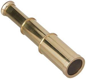 Telescopio clásico de metal de latón, estilo vintage, diseño elegante, ideal para coleccionistas, estudiantes de ciencias, uso educativo - Product Image 2