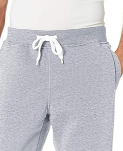 Pantalon de survêtement vierge en coton pour hommes, streetwear avec logo personnalisé, coupe normale, décontracté, respirant, imperméable, taille élastique - Product Image 2