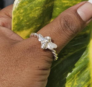 Cute Honeybee <b>Rings</b> <b>for</b> Women <b>Girls</b> Solid 925 Sterling Silver Dainty Silver <b>Ring</b> Anniversary Party Birthday Gift Wholesale - Product Image 1