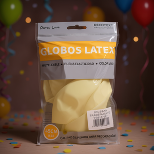 Globos de Látex Decotex 45Cm Transparentes R18 Decoración para Fiestas - Product Image 3