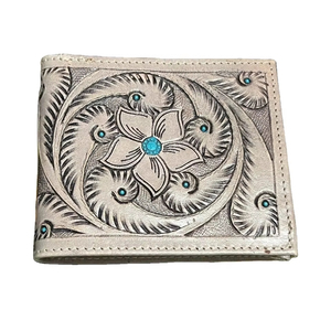 Rfid người đàn ông thời trang của ví thủ công ngắn với Bên trong nylon lót cho sử dụng hàng ngày - Product Image 1