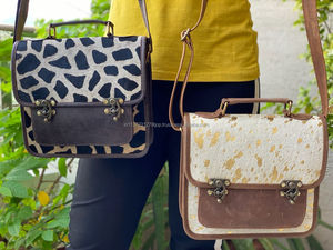 Nouveaux sacs à main faits à la main en cuir de vachette véritable pour les sacs à bandoulière décontractés élégants pour femmes - Product Image 3