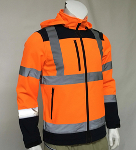 Chaqueta reflectante desmontable de invierno Protección DE SEGURIDAD Ropa de trabajo de seguridad de lluvia Chaqueta impermeable de alta visibilidad con múltiples bolsillos - Product Image 2